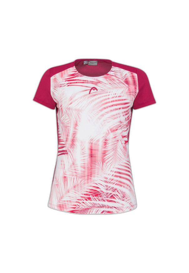 Head - T-shirt damski TIE-BREAK. Kolor: czerwony, fioletowy, wielokolorowy. Długość rękawa: krótki rękaw. Długość: krótkie
