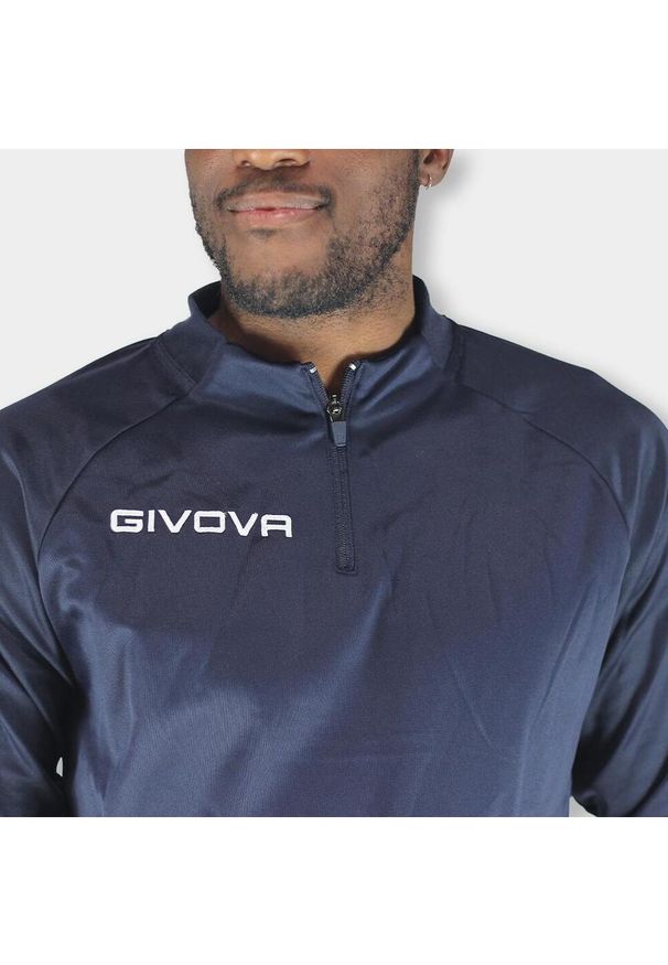 Bluza piłkarska dla dorosłych Givova Maglia Tecnica granatowa. Kolor: niebieski. Sport: piłka nożna