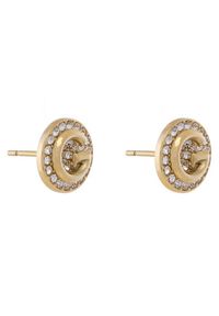 Guess Kolczyki JUBE05 448JW Złoty. Materiał: metalowe. Kolor: złoty