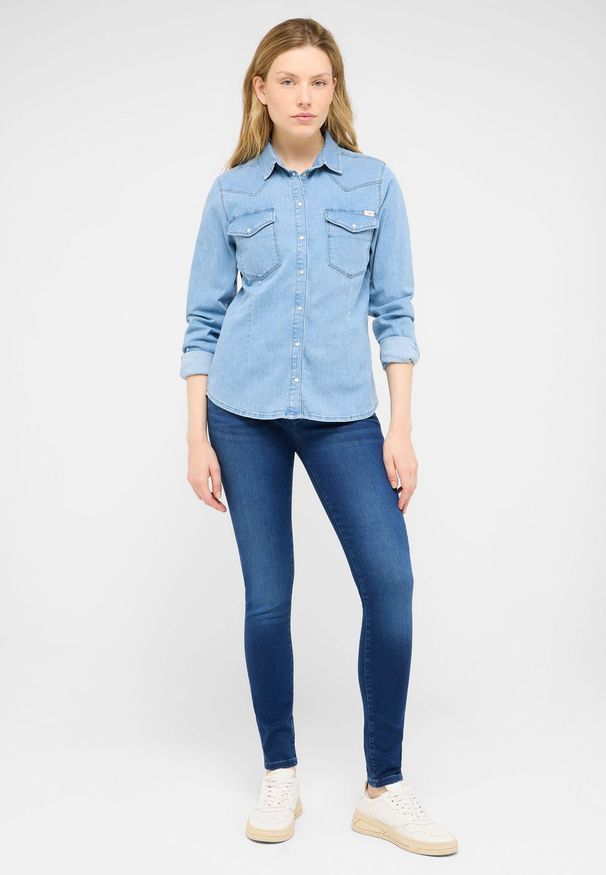 Damska Koszula Mustang Style Cody Denim Shirt Denim Blue 1016935 5000 400. Materiał: denim