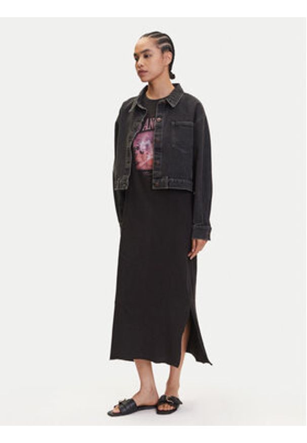 only - ONLY Sukienka codzienna Lucy 15324373 Czarny Regular Fit. Okazja: na co dzień. Kolor: czarny. Materiał: bawełna. Typ sukienki: proste. Styl: casual