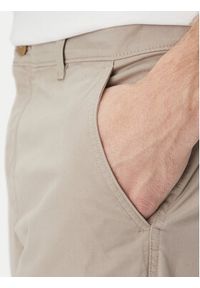Calvin Klein Jeans Chinosy LV040EM628 Beżowy Slim Fit. Kolor: beżowy. Materiał: bawełna #3