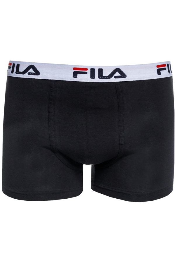 Fila Męskie bokserki czarne 2XL - Komfort i jakość. Kolor: czarny. Materiał: elastan, bawełna. Sport: fitness
