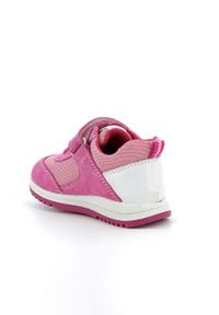 Primigi sneakersy dziecięce kolor różowy. Nosek buta: okrągły. Zapięcie: rzepy. Kolor: różowy. Materiał: guma #3