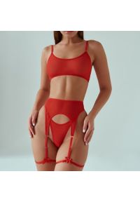 Intica - Zestaw bielizny z delikatnego materiału Sevara. Kolor: czarny. Materiał: materiał. Wzór: jednolity #7