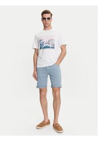 Jack & Jones - Jack&Jones Szorty jeansowe Rick 12274985 Błękitny Regular Fit. Kolor: niebieski. Materiał: bawełna #8