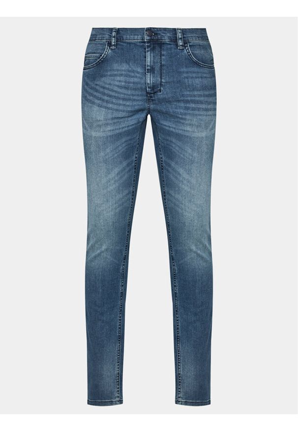 Sisley Jeansy 4Y7V576L9 Niebieski Skinny Fit. Kolor: niebieski