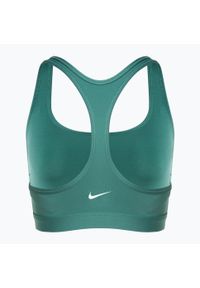 Biustonosz treningowy Nike Pro Swoosh Light Support. Kolor: zielony