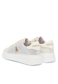Patrizia Pepe Sneakersy PPJ904.02 Écru. Materiał: skóra