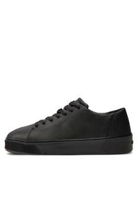 Calvin Klein Sneakersy Low Lace Up Lth Mono HM0HM01236 Czarny. Kolor: czarny. Materiał: skóra