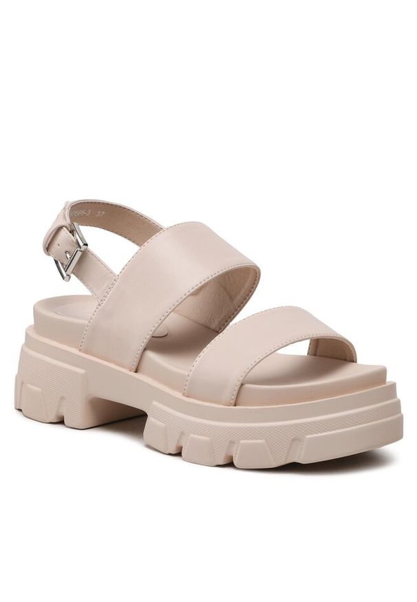 Sandały DeeZee. Kolor: beżowy