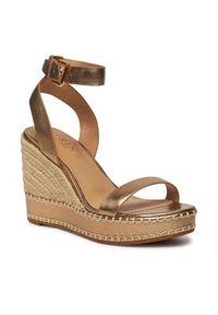 Lauren Ralph Lauren Espadryle Hilarie 802907469002 Brązowy. Kolor: brązowy. Materiał: skóra #5