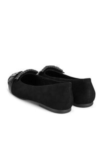 Sergio Bardi Baleriny RST-E1068-01SB Czarny. Kolor: czarny. Materiał: zamsz, skóra #6