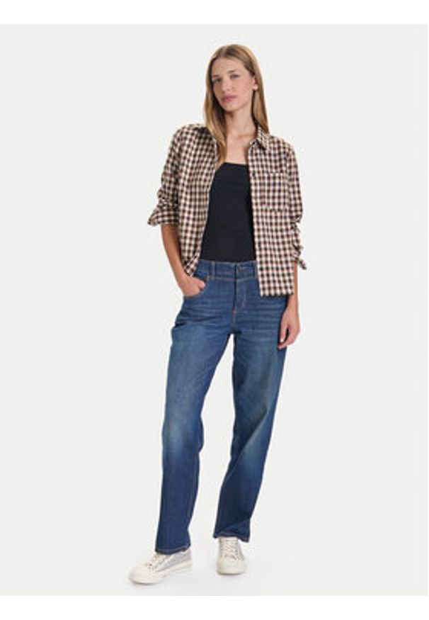 Guess Jeans Jeansy W5BA3O D0026 Niebieski Boyfriend Fit. Kolor: niebieski