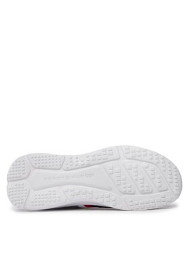 TOMMY HILFIGER - Tommy Hilfiger Sneakersy Modern Runner Knit Stripes Ess FM0FM04798 Granatowy. Kolor: niebieski. Materiał: materiał