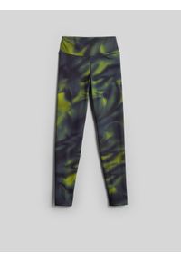 4f - 4F Legginsy treningowe szybkoschnące damskie - multikolor M. Stan: podwyższony. Kolor: wielokolorowy. Wzór: gładki. Sport: fitness #1