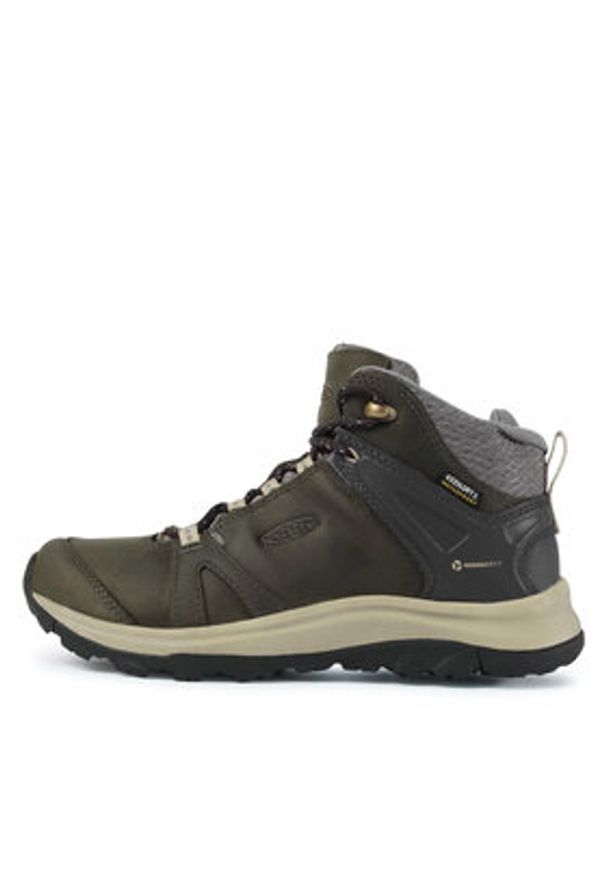 keen - Keen Trekkingi Terradora II Leather Mid Wp 1023730 Zielony. Kolor: zielony. Materiał: nubuk, skóra
