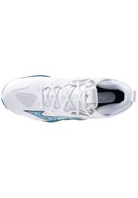 Buty do siatkówki Mizuno Wave Momentum 3 Mid V1GA231721 białe. Zapięcie: sznurówki. Kolor: biały. Materiał: syntetyk, guma. Model: Mizuno Wave. Sport: siatkówka #3