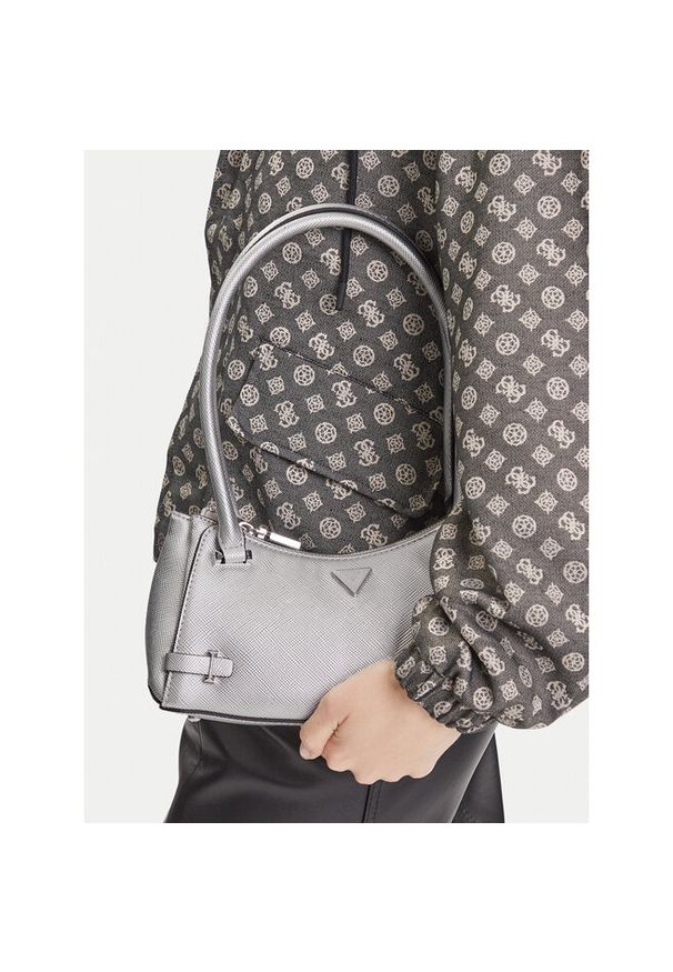 Torebka Guess. Kolor: srebrny