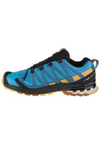 salomon - Buty do biegania Salomon Xa Pro 3D v8 414399 niebieskie. Kolor: niebieski. Materiał: tkanina, syntetyk, guma #4