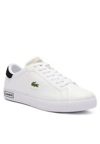 Lacoste Sneakersy Powercourt Logo 747SMA0082 Biały. Kolor: biały #4