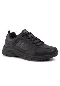 skechers - Skechers Trekkingi Redwick 51896/BBK Czarny. Kolor: czarny. Materiał: skóra. Sport: turystyka piesza #9