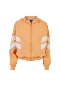 Urban Classics - Marszczona Kurtka Batwing Dla Kobiet. Kolor: pomarańczowy, biały, wielokolorowy