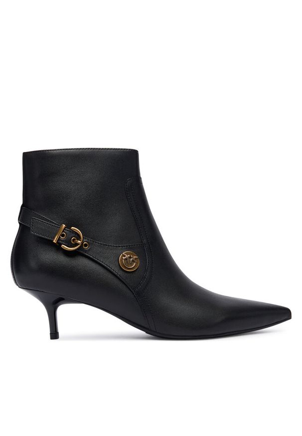 Pinko - Botki PINKO. Kolor: czarny