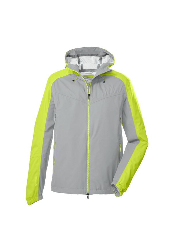 Kurtka męska Killtec KOS 38 MN JCKT. Kolor: szary. Materiał: softshell. Sport: turystyka piesza