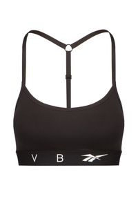 Reebok X Victoria Beckham - Top REEBOK X VICTORIA BECKHAM T-BACK SPORTS BRA. Materiał: elastan, materiał. Długość rękawa: na ramiączkach. Styl: sportowy #1