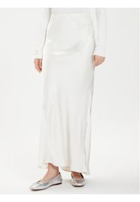 Gina Tricot Spódnica maxi 22969 Biały Regular Fit. Kolor: biały. Materiał: syntetyk #1