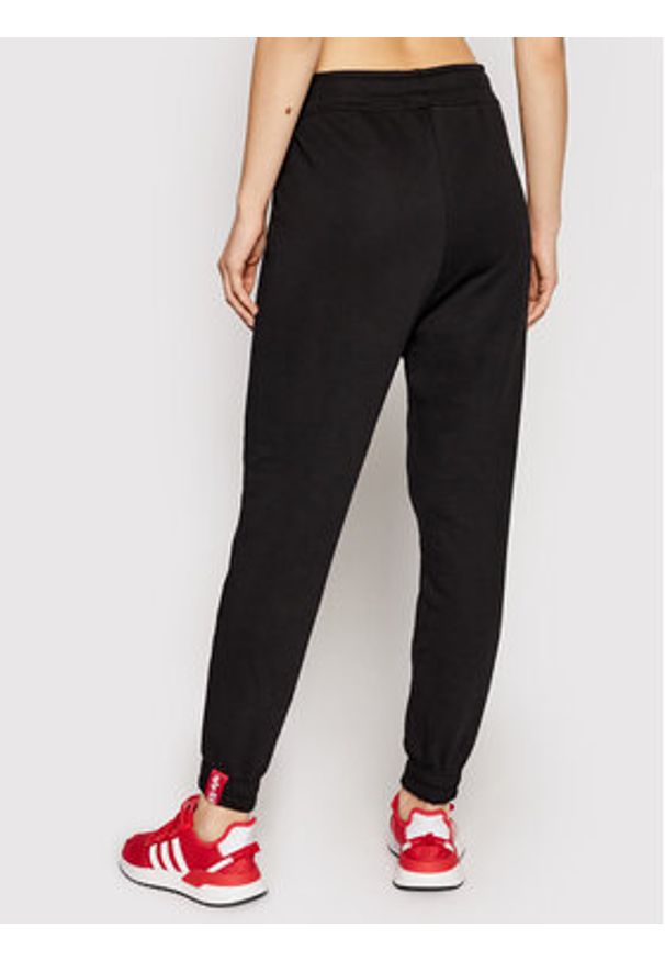 Alpha Industries Spodnie dresowe Basic 116051 Czarny Regular Fit. Kolor: czarny. Materiał: bawełna