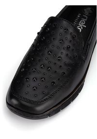 Rieker Półbuty 53752-00 Czarny. Kolor: czarny. Materiał: skóra #3