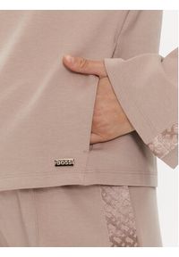 BOSS - Boss Bluza Arya 50515550 Beżowy Regular Fit. Kolor: beżowy. Materiał: bawełna
