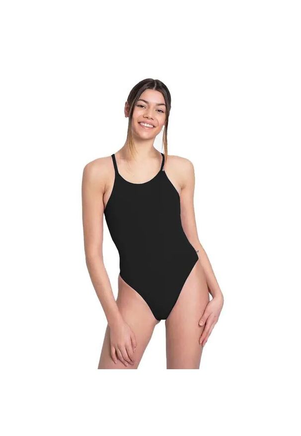 TURBO - Turbo Damski Kostium Kąpielowy Kraken – Czarny – Rozmiar S / Uk30. Kolor: czarny. Materiał: materiał