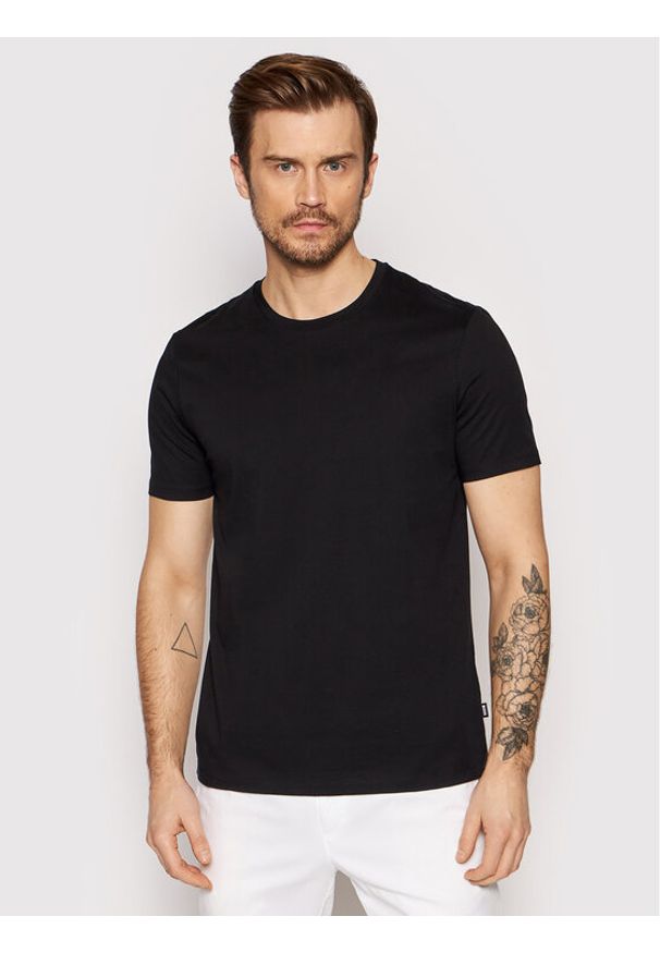 BOSS - Boss T-Shirt Tessler 150 50468395 Czarny Slim Fit. Kolor: czarny. Materiał: bawełna