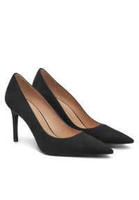 Stuart Weitzman Szpilki Stuart Power 85 SJ948 Czarny. Kolor: czarny. Materiał: skóra, zamsz. Obcas: na szpilce #3