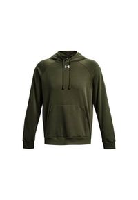 Bluza treningowa męska Under Armour Ua Rival Fleece Hoodie. Typ kołnierza: kaptur. Kolor: zielony