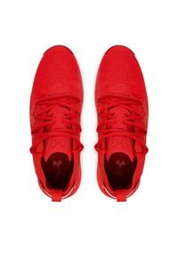 Under Armour Sneakersy UA Phantom X 6007183 600 Czerwony. Kolor: czerwony. Materiał: materiał #2