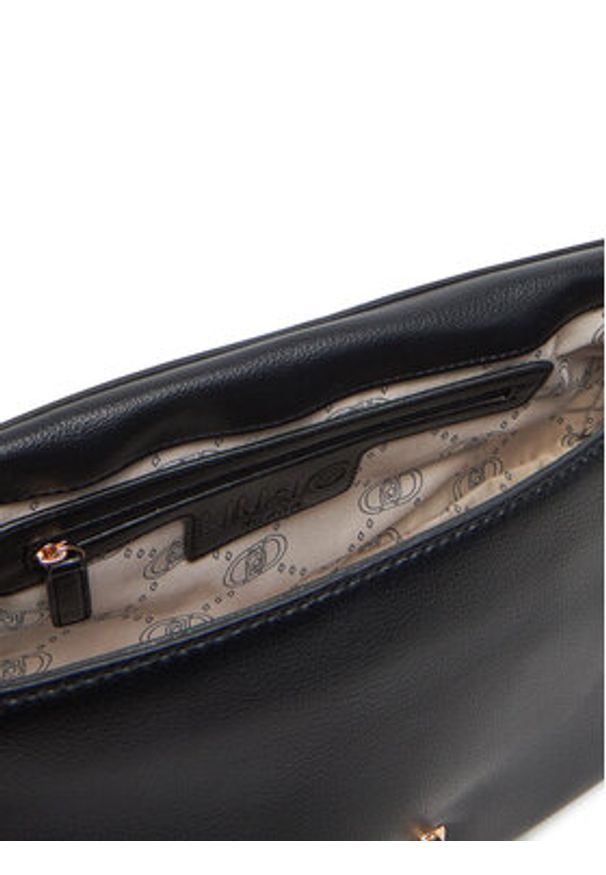 Liu Jo Torebka Esc M Crossbody AA5053 E0037 Czarny. Kolor: czarny. Materiał: skórzane