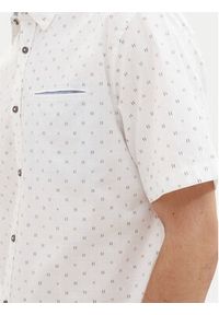 Tom Tailor Koszula 1040138 Biały Regular Fit. Kolor: biały. Materiał: bawełna #3