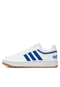 Adidas - adidas Sneakersy Hoops 3.0 GY5435 Biały. Kolor: biały. Materiał: materiał #4