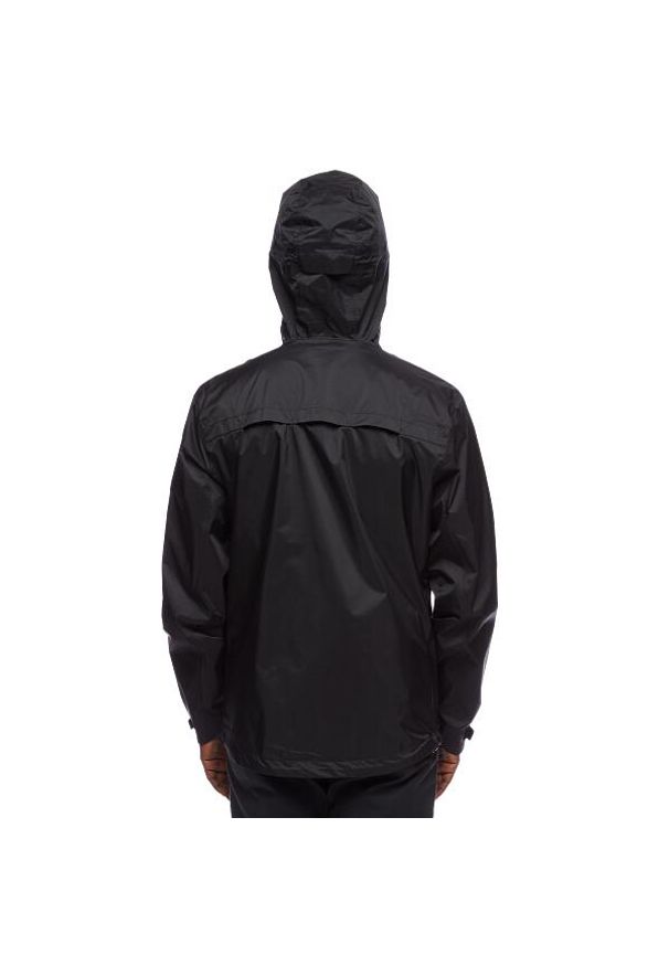 Kurtka Przeciwdeszczowa Męska Black Diamond Treeline Rain Shell. Kolor: czarny. Sport: turystyka piesza