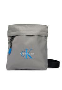 Calvin Klein Saszetka Bold Flatpack LV04D3178G Szary. Kolor: szary. Materiał: materiał #5