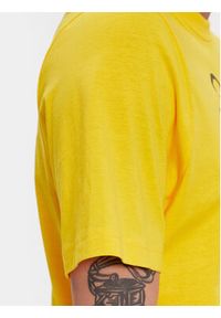 Kappa T-Shirt Cromen 303HZ70 Żółty Regular Fit. Kolor: żółty. Materiał: bawełna #4