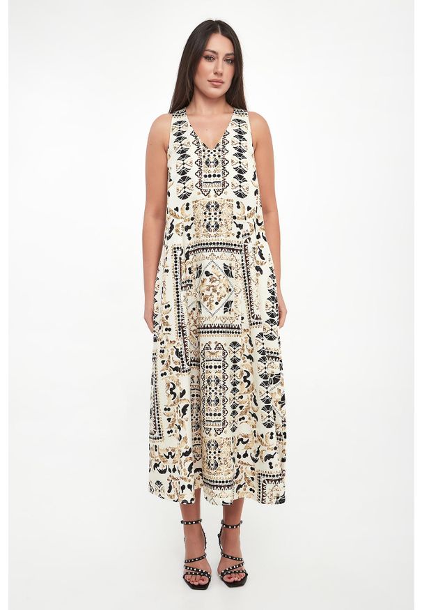 Joseph Ribkoff - Sukienka lniana JOSEPH RIBKOFF. Materiał: len