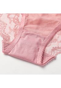 Intica - Koronkowe majtki ażurowe przewiewne na co dzień i specjalne okazje Evon. Kolor: zielony. Materiał: koronka. Wzór: ażurowy #2