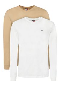 Tommy Jeans Komplet longsleeve DM0DM22148 Kolorowy Slim Fit. Materiał: bawełna. Długość rękawa: długi rękaw. Wzór: kolorowy #1