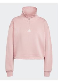 Adidas - adidas Bluza IR8380 Różowy Oversize. Kolor: różowy. Materiał: bawełna #3