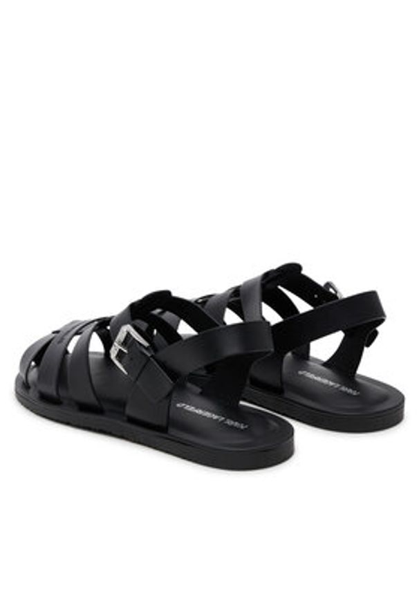 Karl Lagerfeld - KARL LAGERFELD Klapki Kastor III KL70223 Czarny. Kolor: czarny. Materiał: skóra